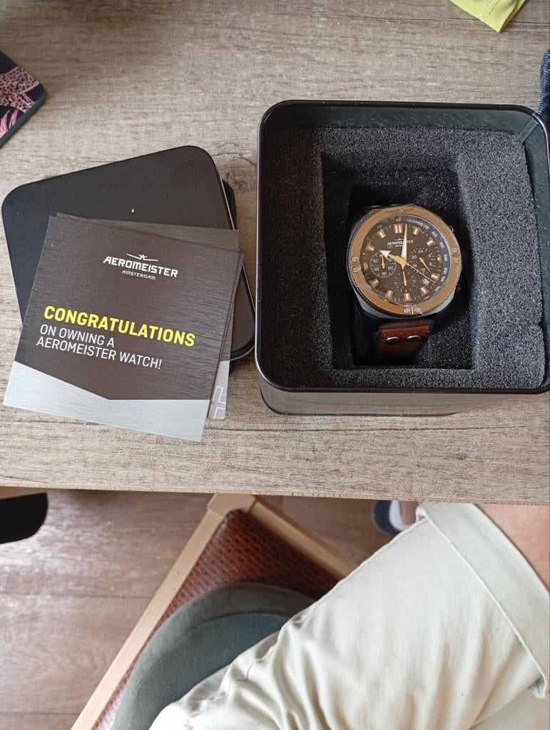 Nieuw Aeromeister, Sieraden, Tassen en Uiterlijk, Horloges | Heren, Ophalen of Verzenden, Nieuw, Overige merken