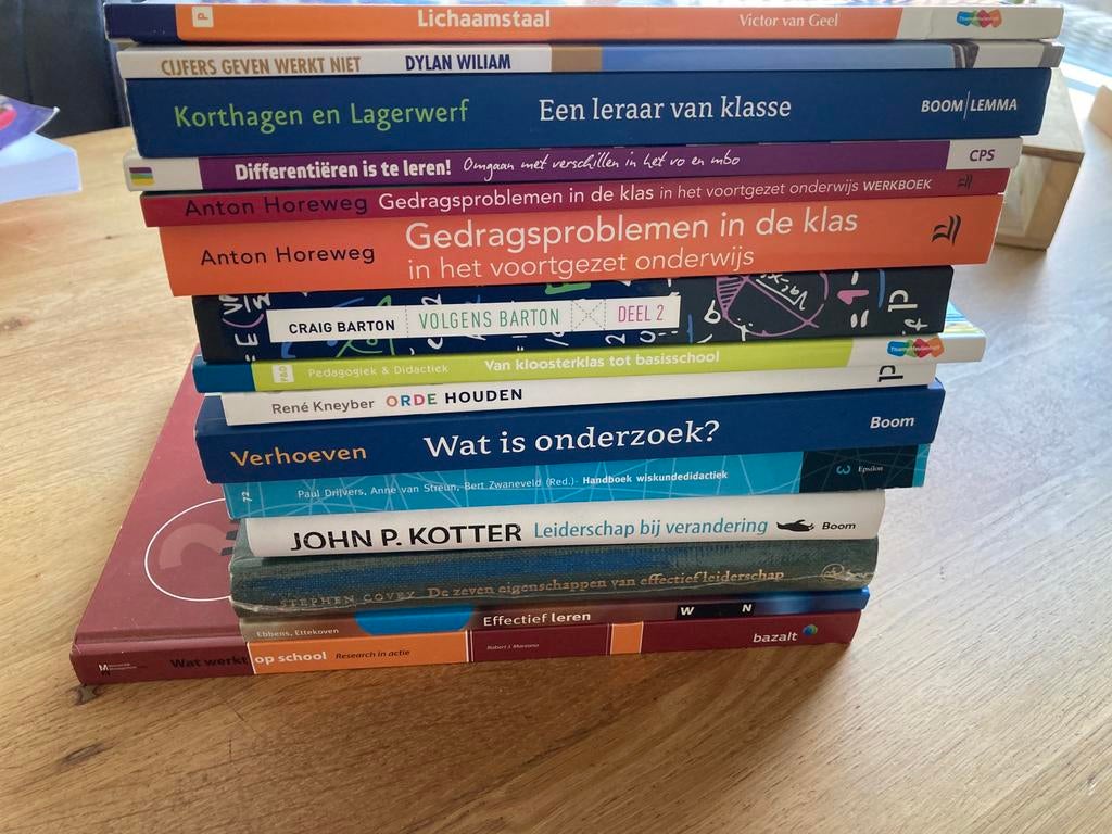 Studieboeken lerarenopleiding, Boeken, Ophalen of Verzenden, Beta, Zo goed als nieuw, HBO