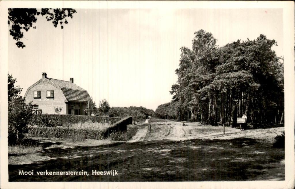 Mooi verkennersterrein- Heeswijk, Ophalen of Verzenden, Voor 1920, Ongelopen, Zuid-Holland