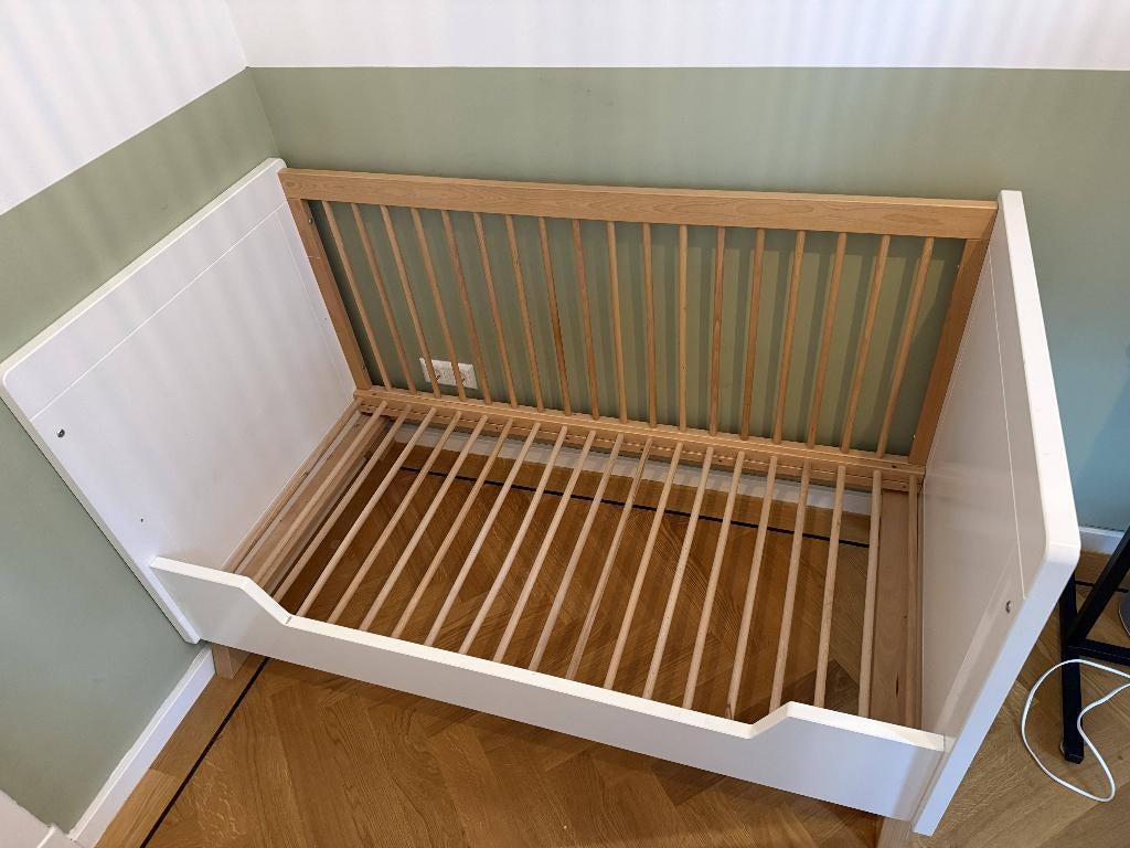 Bopita Bedbank 70 * 140 cm incl bamboopocketveren matras, Gebruikt, 70 tot 85 cm, 140 tot 160 cm, Ophalen