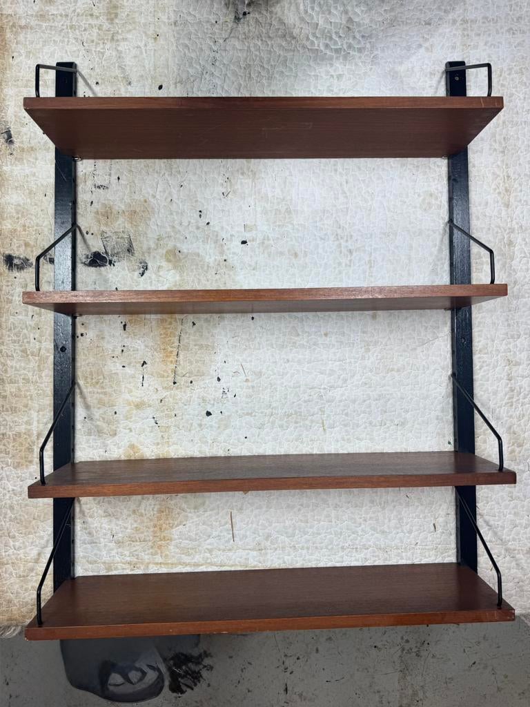 Poul Cadovius by Royal System vintage modulair wandsysteem, Huis en Inrichting, Woonaccessoires | Wandplanken en Boekenplanken