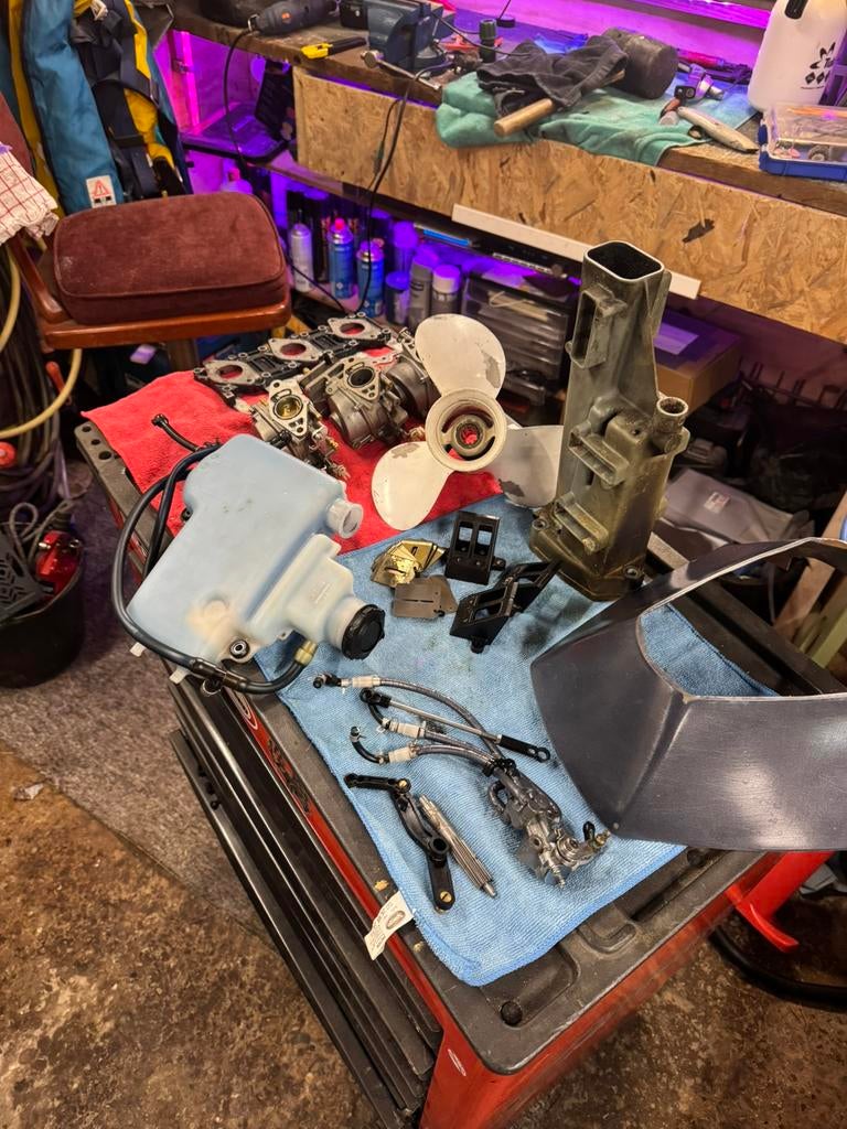 Onderdelen yamaha 25/30 pk autolube, Ophalen of Verzenden, Motor en Techniek, Motorboot