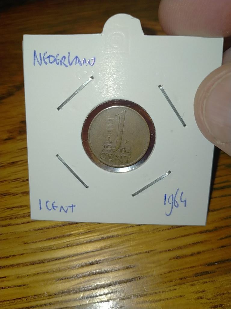 NL 1 Cent 1964 Juliana, Verzenden, Koningin Juliana, 1 cent, Losse munt