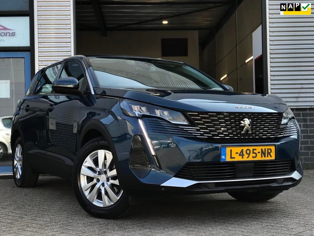 Peugeot 5008 1.2 PureTech Blue Lease Active|Trekhaak|LM|Navi, Gebruikt, Euro 6, 1199 cc, Blauw