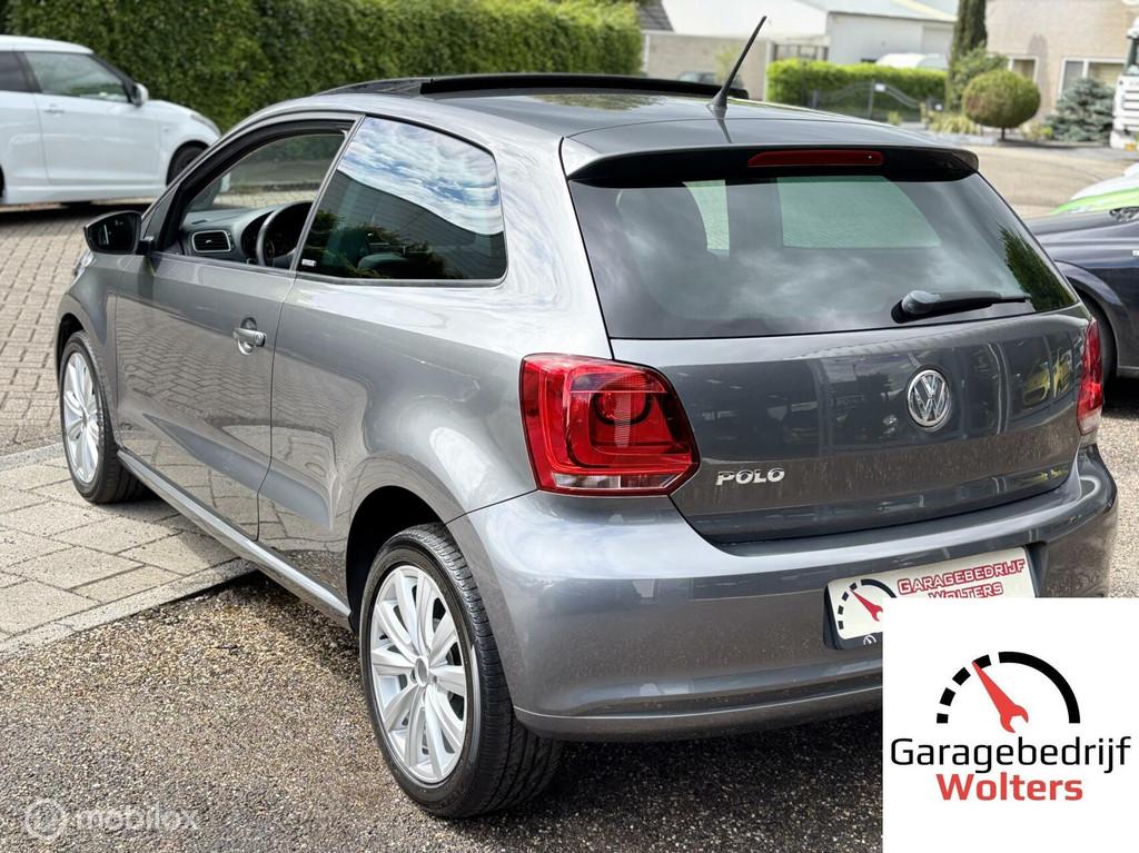 Volkswagen Polo 1.2 PANODAK AIRCO STOELVERWARMING LMV NW APK, Voorwielaandrijving, 967 kg, Gebruikt, Zwart