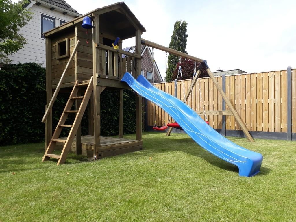 speeltoren LUNENBURG speelhuis klimtoren speeltoestel, Kinderen en Baby's, Speelgoed | Buiten | Speeltoestellen, Ophalen, Nieuw