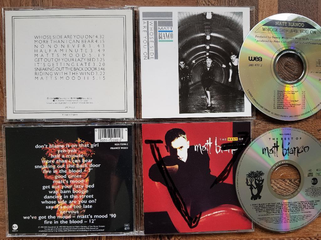 matt bianco 1985 CD whose side are you on , latin pop, Verzenden, 1980 tot 2000, Zo goed als nieuw