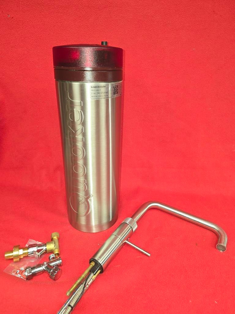 Quooker  3 liter PRO-VAQ met een Fusion Square RVS kraan, Ophalen, Minder dan 50 cm, Zo goed als nieuw, Minder dan 100 cm
