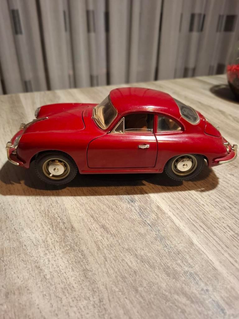 Modelauto Porsche 356 Rood, Hobby en Vrije tijd, Modelauto's | 1:18, Gebruikt, Auto, Overige merken, Ophalen of Verzenden