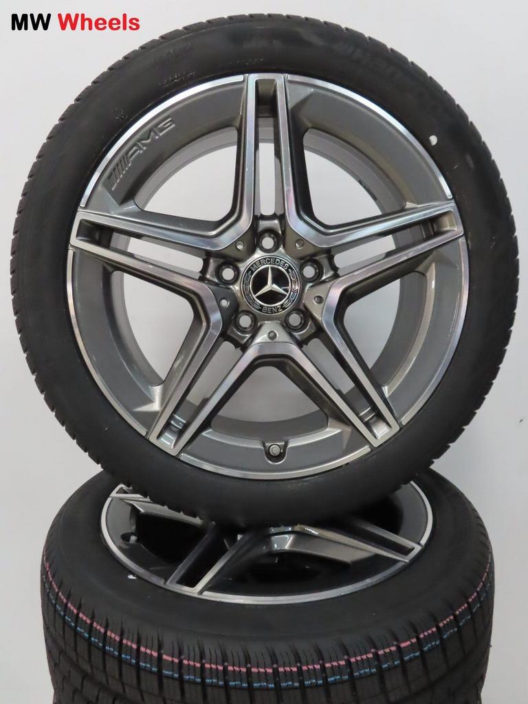 Mercedes A Klasse W177 CLA 18 inch AMG velgen winterbanden, 18 inch, Gebruikt, -, -