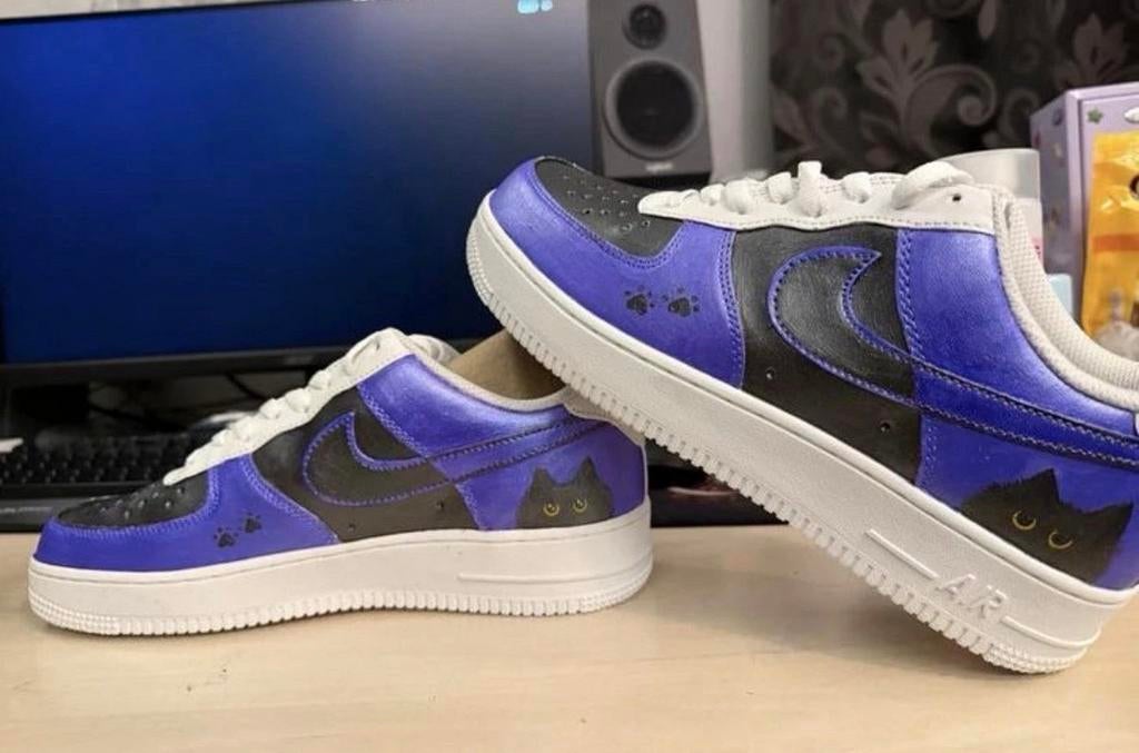 Nike air force, Zwart, Overige typen, Ophalen of Verzenden, Zo goed als nieuw