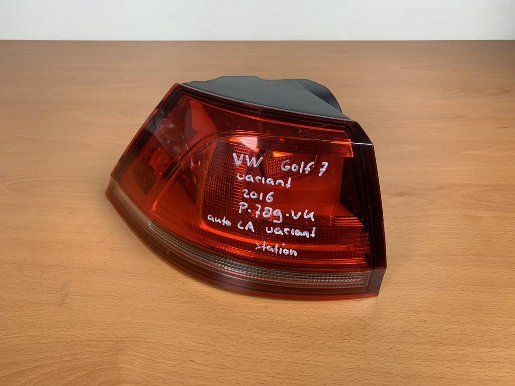achterlicht links vw golf VII variant 2013 - 2016 5G9945095H, Gebruikt, -, Volkswagen, -