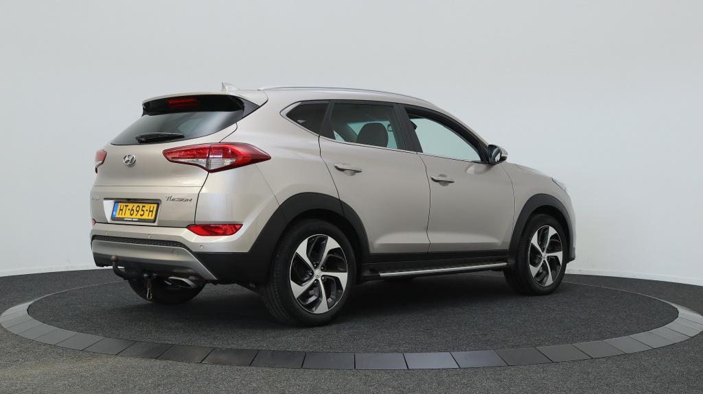 Hyundai Tucson 1.6 GDi Comfort | Trekhaak | Navigatie | Stoe, Keurmerk '100% Onderhouden', 12 maanden, Stof, Gebruikt