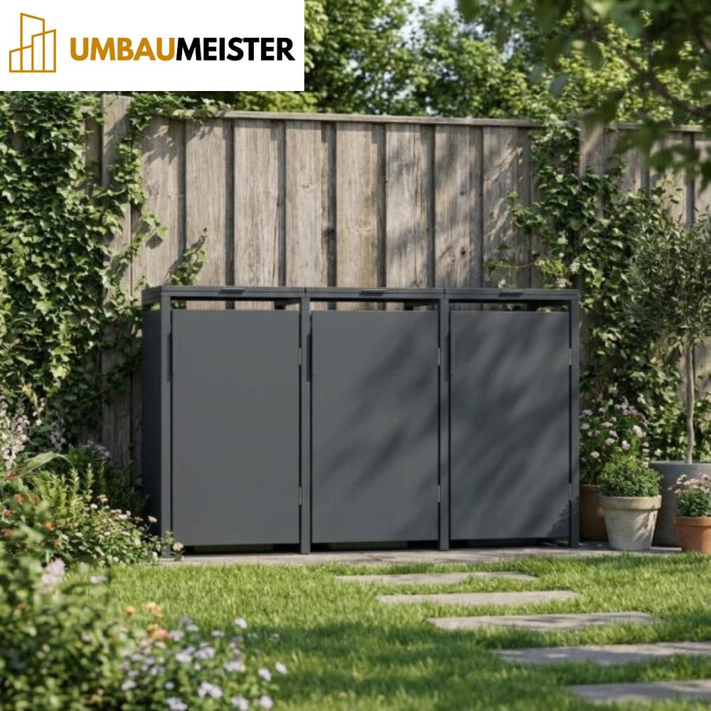 Premium kliko ombouw | 2-, 3- en 4- kliko's | RAL7016, Ophalen of Verzenden, Nieuw, Metaal, Containerberging