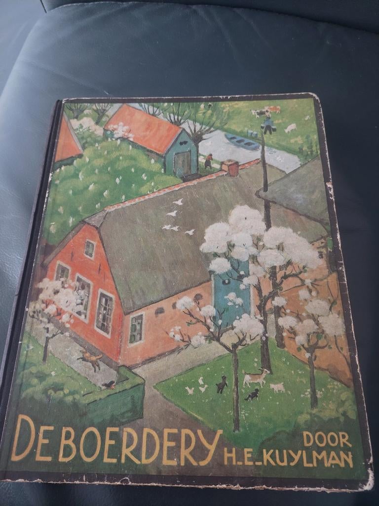 Plaatjesalbum de boerderij 1936, Boeken, Ophalen of Verzenden, Gelezen
