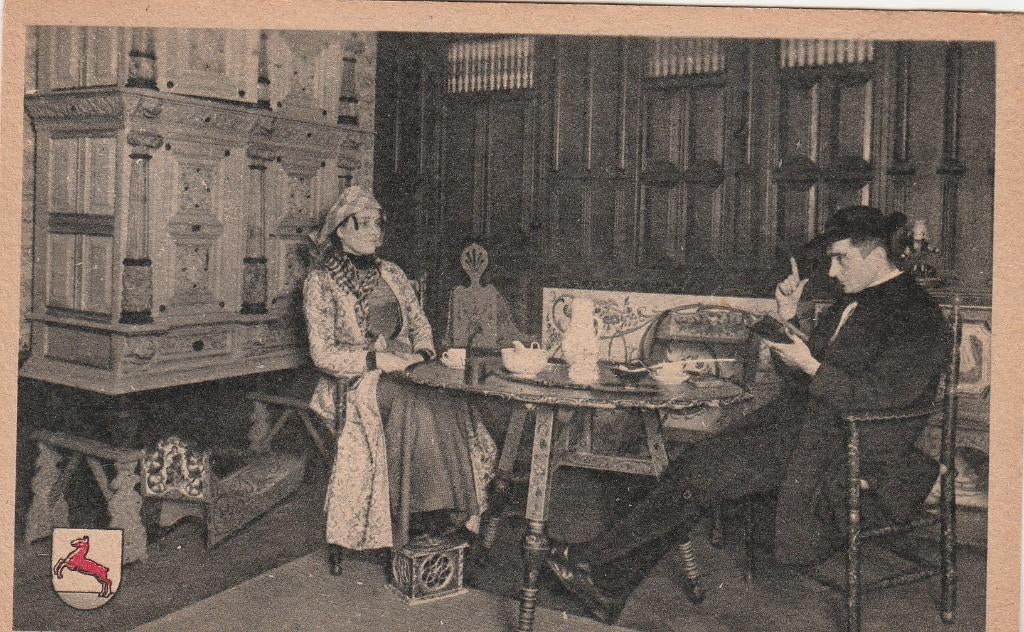 hindeloopen- binnenhuisje, Ophalen of Verzenden, 1940 tot 1960, Friesland