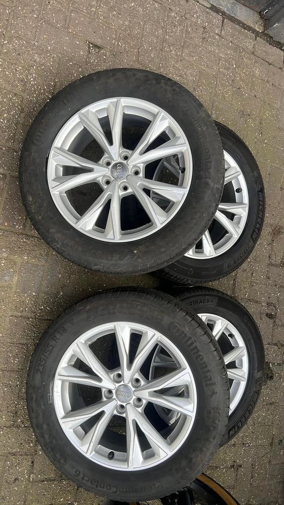 Nette audi q3 skyline velgen en banden, Auto-onderdelen, Banden en Velgen, Ophalen, 18 inch, Gebruikt, Banden en Velgen