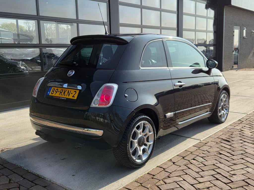 Fiat 500 0.9 TwinAir Lounge | Leer | Pano | Airco |, Voorwielaandrijving, Euro 5, 86 pk, Gebruikt