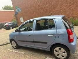 Kia Picanto 1.1 48KW 2007 Blauw, Stof, 4 cilinders, Grijs, Particulier