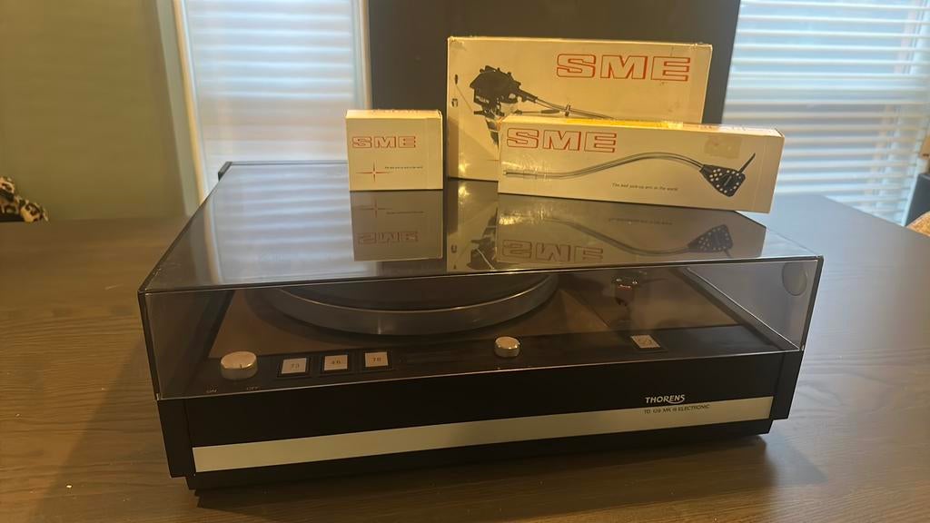 Thorens TD 126 MK3 Electronic & SME Serie 3 S & Denon DL 110, Ophalen, Gebruikt, Thorens, Pitch-regelaar