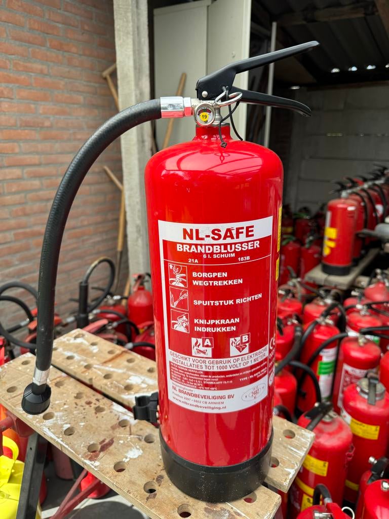 Lege NL-Safe Brandblusser - Decoratie/Oefening, Huis en Inrichting, Brandblussers en Brandkasten, Gebruikt, Brandblusser, Ophalen