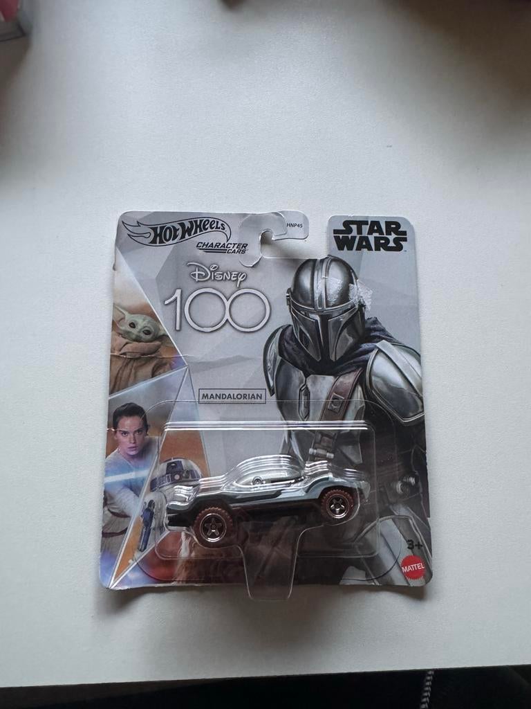 Hot Wheels Star Wars Mandalorian Disney 100 Character Car, Overige merken, 1:50 of kleiner, Auto, Nieuw