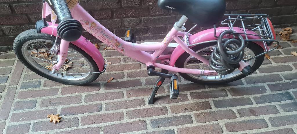 Pucky prinsessen lillifee fiets 16 inch, Ophalen, Gebruikt, Puky, Handrem