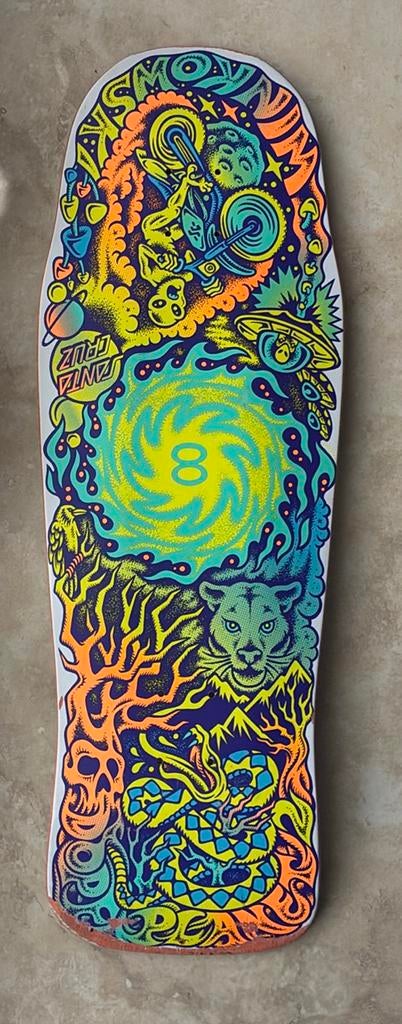 VX by SANTA CRUZ skateboard Dope Planet Winkowski 10,35, Sport en Fitness, Skateboarden, Ophalen of Verzenden, Zo goed als nieuw