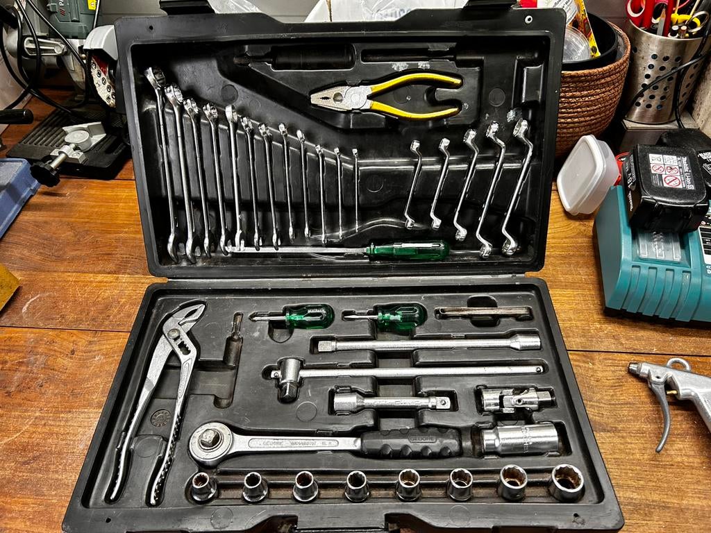 Originele Heyco (W-Germany) gereedschapskoffer, Ophalen of Verzenden, Gevuld, Zo goed als nieuw