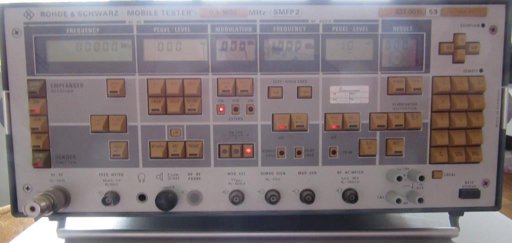 Rohde & Schwarz SMFP2 Mobile tester, Telecommunicatie, Ophalen, Gebruikt, Zender en Ontvanger