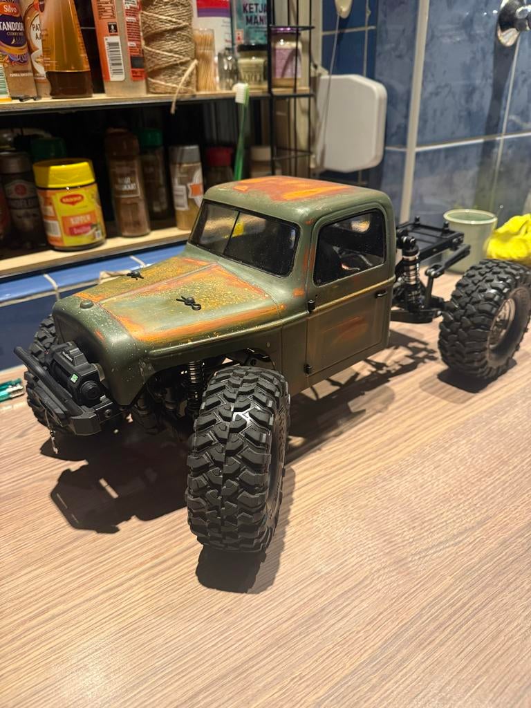 Element Ecto RC Crawler met lier, compleet en als nieuw, Overige merken, Groter dan 1:32, Ophalen of Verzenden, Zo goed als nieuw