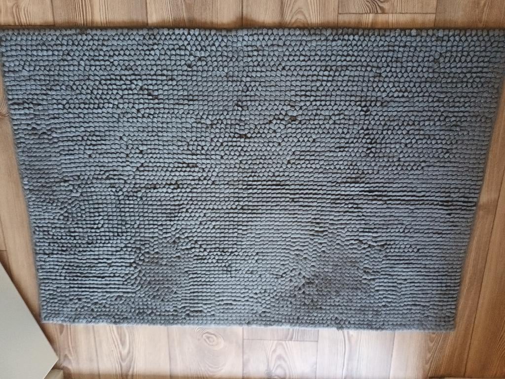 Donkergrijze badmatten, Ophalen of Verzenden, Gebruikt, Grijs, Badmat