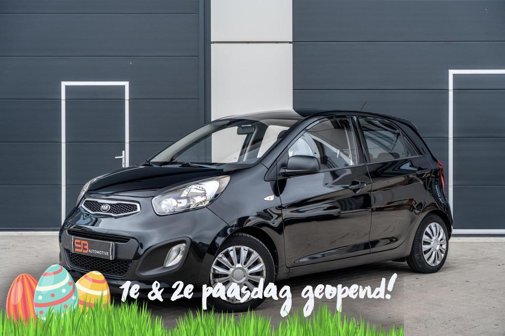 Kia Picanto 1.0 CVVT Airco|Radio|Garantie|Nieuwe APK!, Voorwielaandrijving, Euro 5, Emergency brake assist, 400 kg