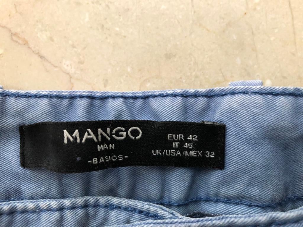 Chino Mango Man Basics maat 32/32, Ophalen of Verzenden, Zo goed als nieuw, Mango, Maat 48/50 (M)