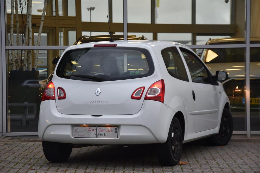 Renault Twingo 1.2 16V Dynamique Airco Cruise Control Elek., Euro 5, Gebruikt, Zwart, Wit
