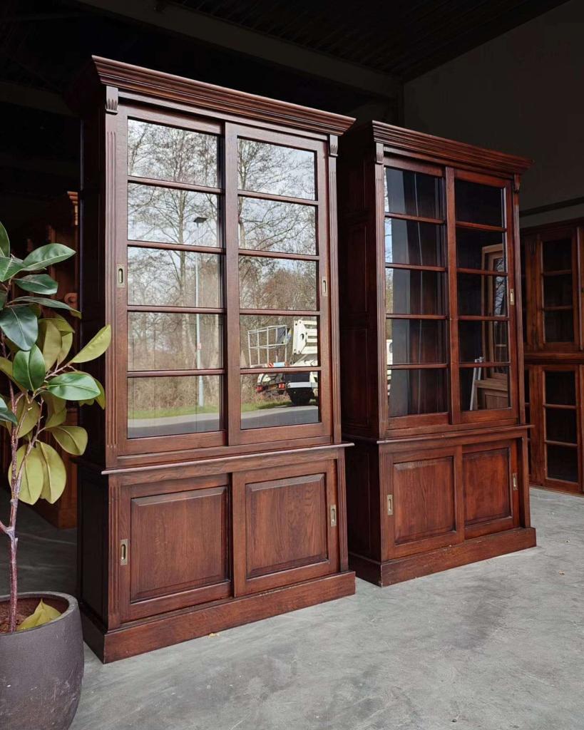 Prachtige eiken notariskasten | Chique buffetkasten #3268, Niet ingevuld, 100 tot 150 cm, 200 cm of meer, Niet ingevuld