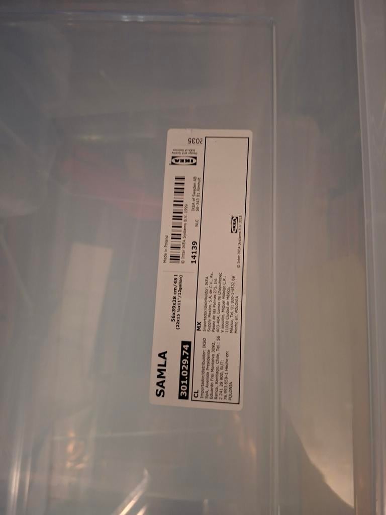 Samla bak 45l, Doe-het-zelf en Verbouw, Ophalen, 100 cm of meer, 60 cm of meer, Minder dan 35 cm