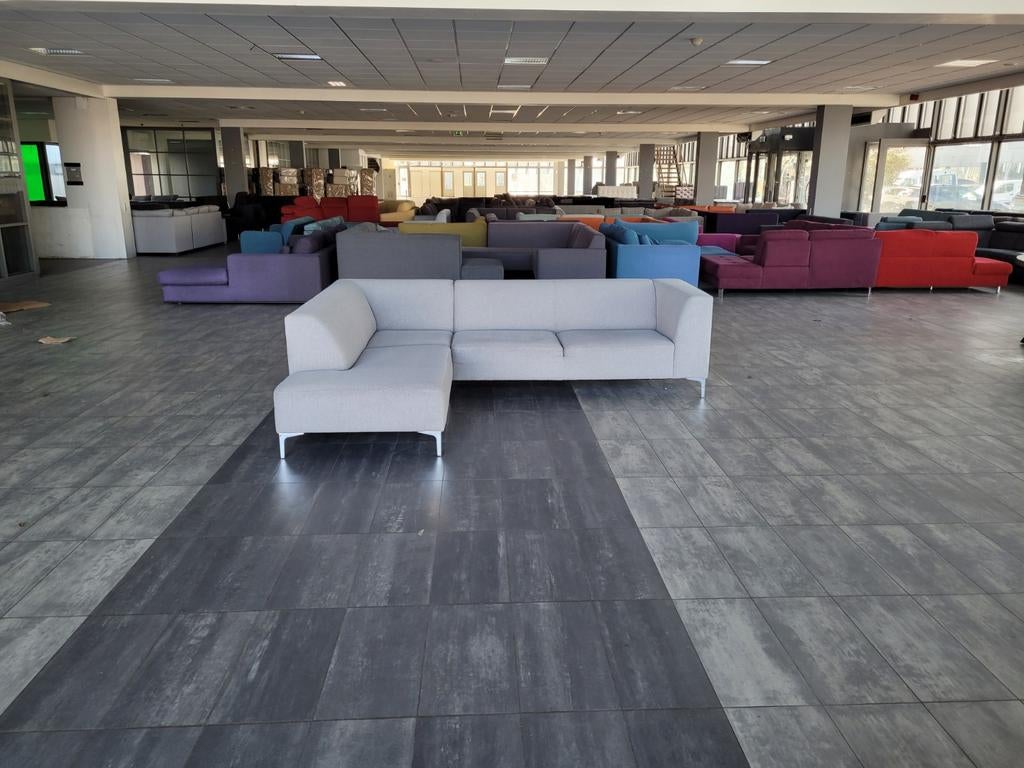 ✅️️️ GEREINIGD lichtgrijze hoekbank 275x210 BEZORGEN, 250 tot 300 cm, Info@onbekend.nl, Hoekbank, 75 tot 100 cm