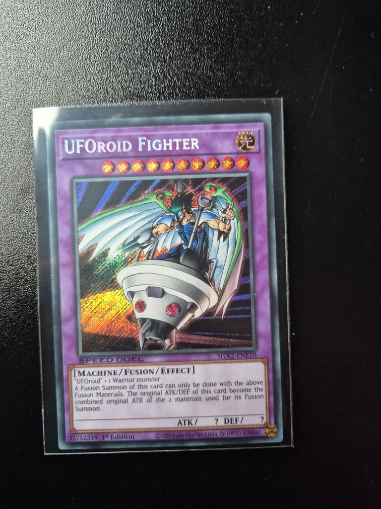 Yu-Gi-Oh! Kaart: UFOroid Fighter (Foil, 1st Edition), Ophalen of Verzenden, Zo goed als nieuw, Losse kaart, Foil