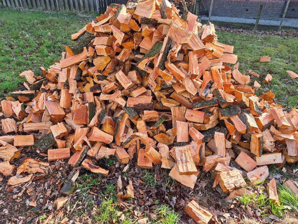 Haardhout, Tuin en Terras, Haardhout, 3 tot 6 m³, Ophalen of Verzenden, Elzenhout, Blokken