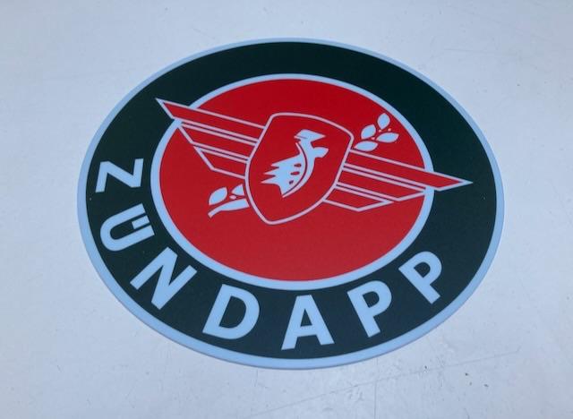Zündapp reclamebordje 23 cm, Verzamelen, Ophalen of Verzenden, Zo goed als nieuw, Auto's