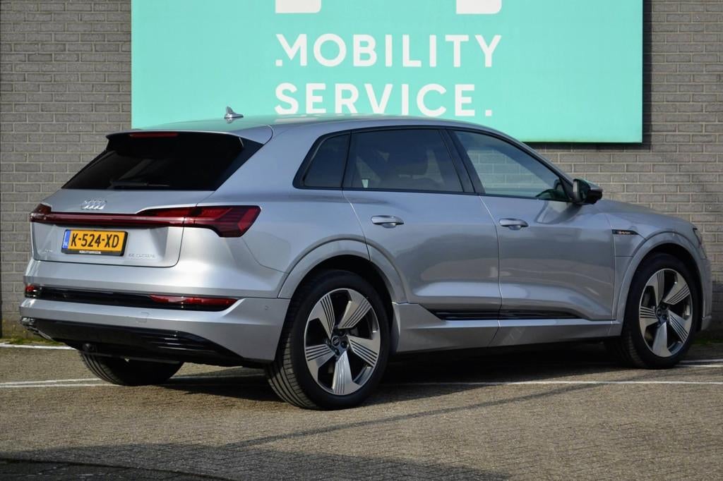 Audi E-tron E-tron 55 quattro advanced Pro Line Plus SOH96%, 131 €/maand, 95 kWh, 1583 min, Leder