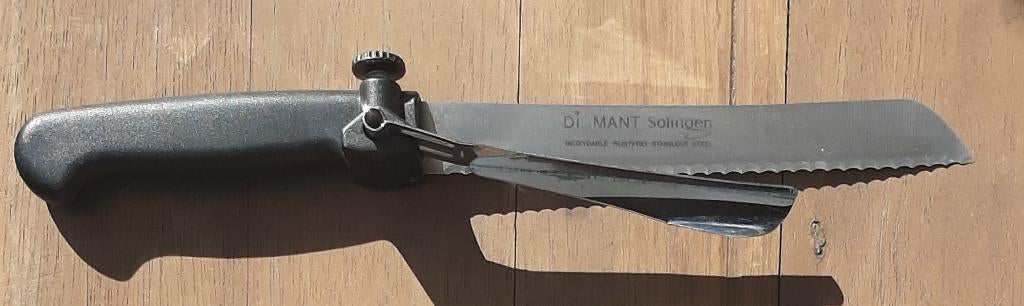 Diamant Solingen universeel mes met afstand houder, Ophalen, Zo goed als nieuw, Metaal