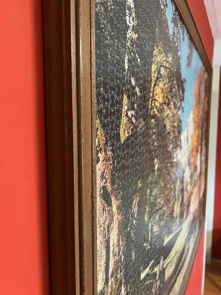 prachtige legpuzzel op board, Ophalen