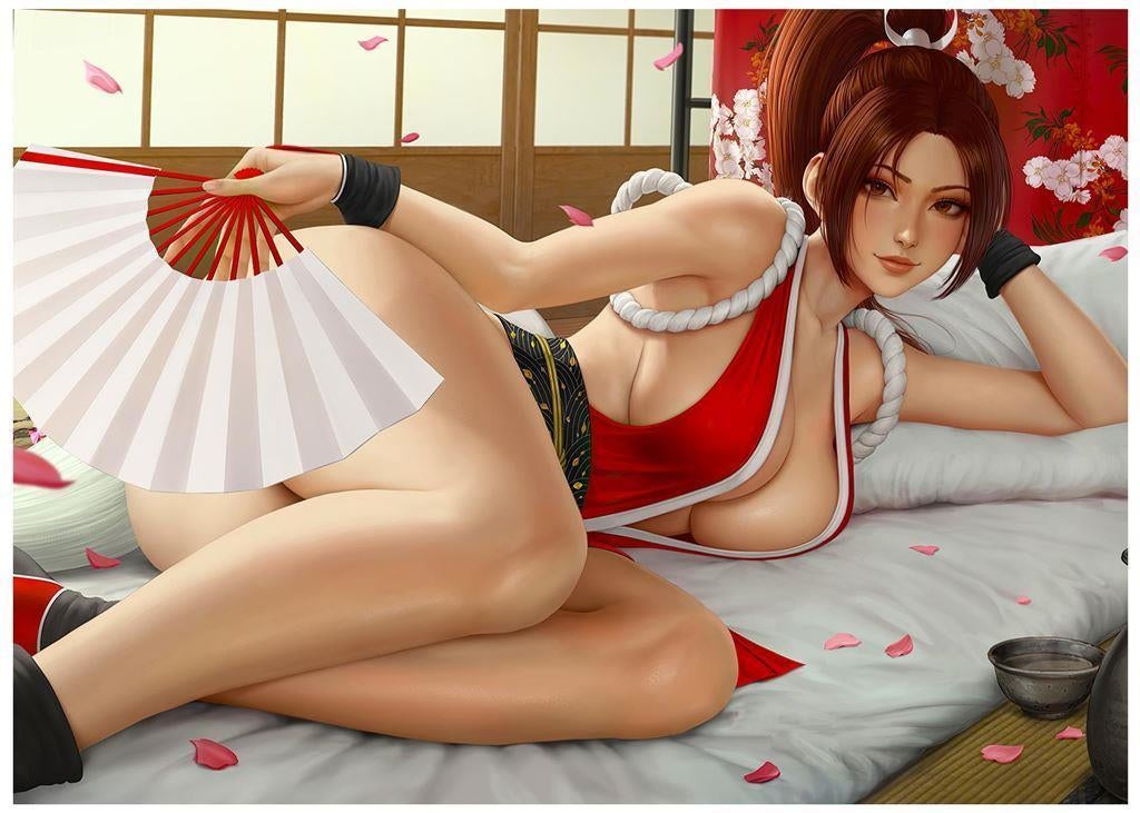 [50x70cm Poster] sexy waifu Mai Shiranui DOA Anime ., Ophalen of Verzenden, Kuifje, Nieuw, Beeldje of Figuurtje