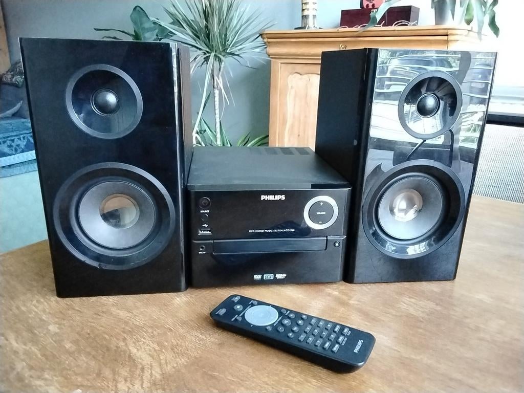 Philips DVD Micro Music System MCD1100 met afstandsbediening, Ophalen of Verzenden