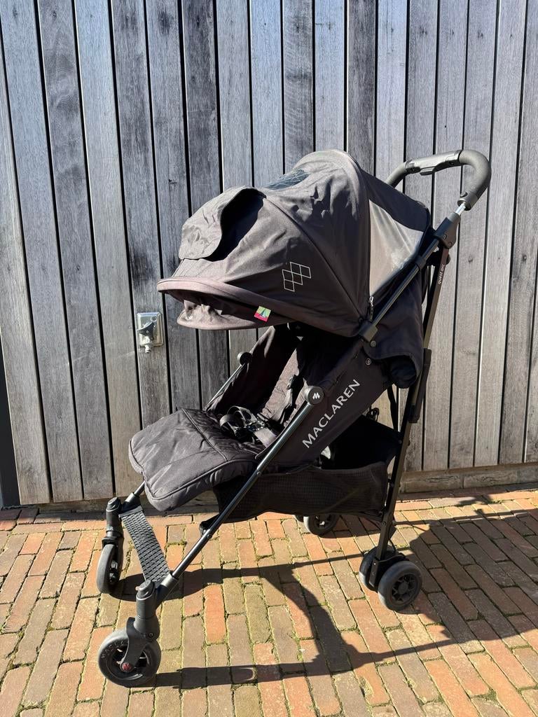 Maclaren Quest Arc Buggy + Regenhoes, Ophalen, Zo goed als nieuw, Maclaren, Verstelbare rugleuning