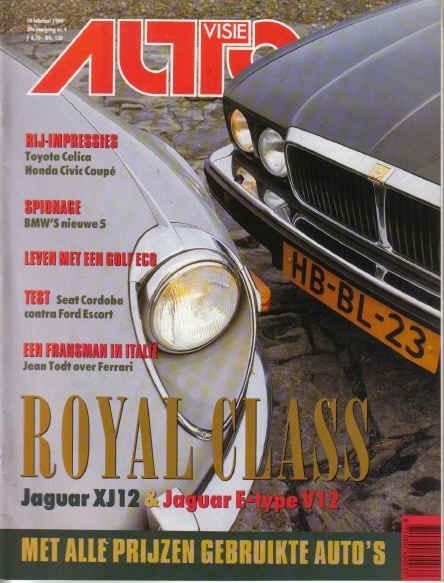 Autovisie 4 1994 : Toyota Celica - Jaguar XJ12 / E Type V12, Ophalen of Verzenden, Gelezen, Algemeen