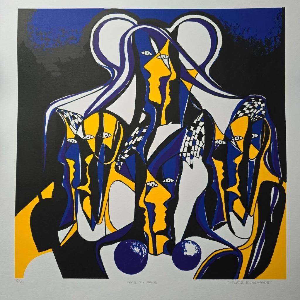 24 grote zeefdrukken van Maartje Wijngaarden, Ophalen of Verzenden