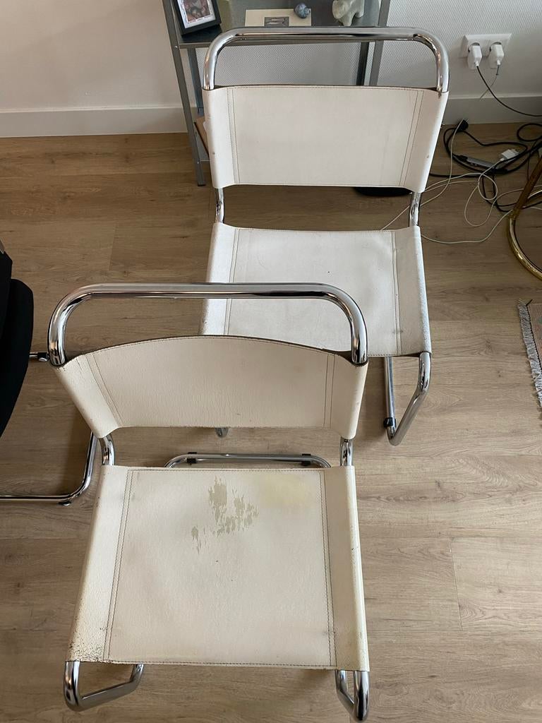 Vintage buisframe stoelen (set van 2), Ophalen of Verzenden